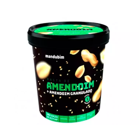 Pasta de Amendoim Granulado Mandubim - 450g